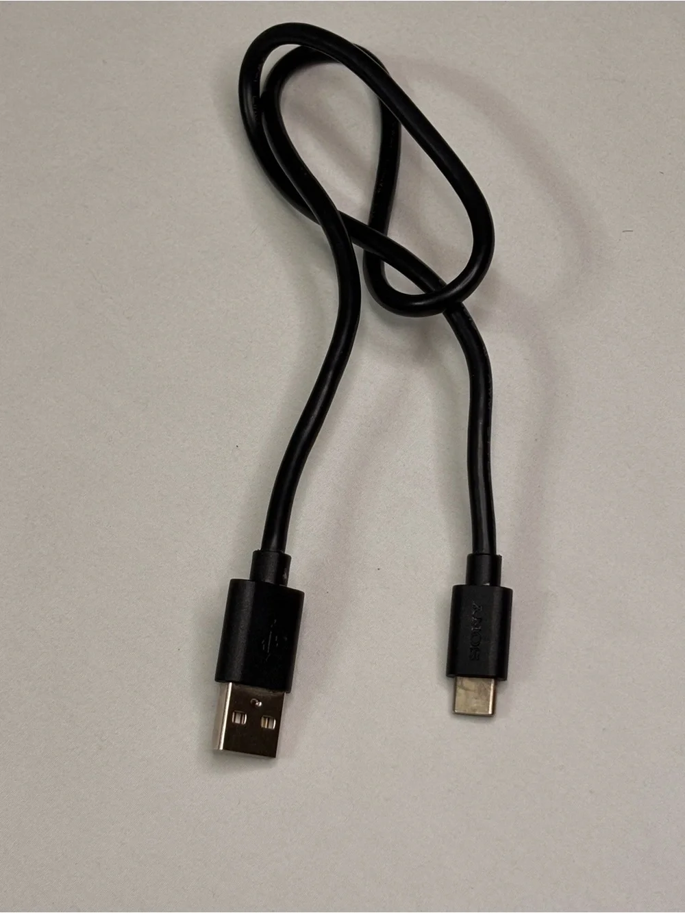 Sony Black USB-A to Micro USB Cable